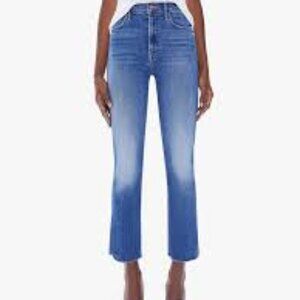 Mother The Hustler Ankle Fray High Rise Size 25